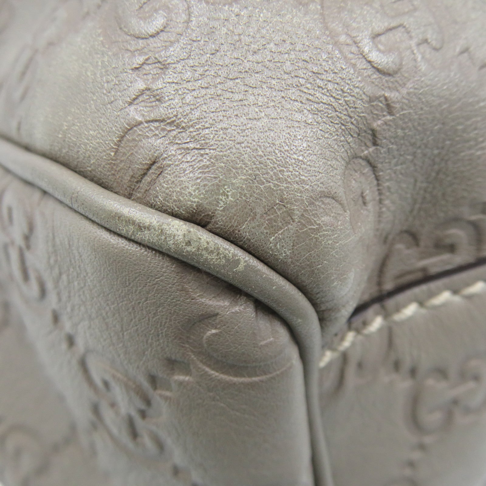 GUCCI 【激减优惠】牛皮皮革Sukey Tote Bag手挽袋灰色