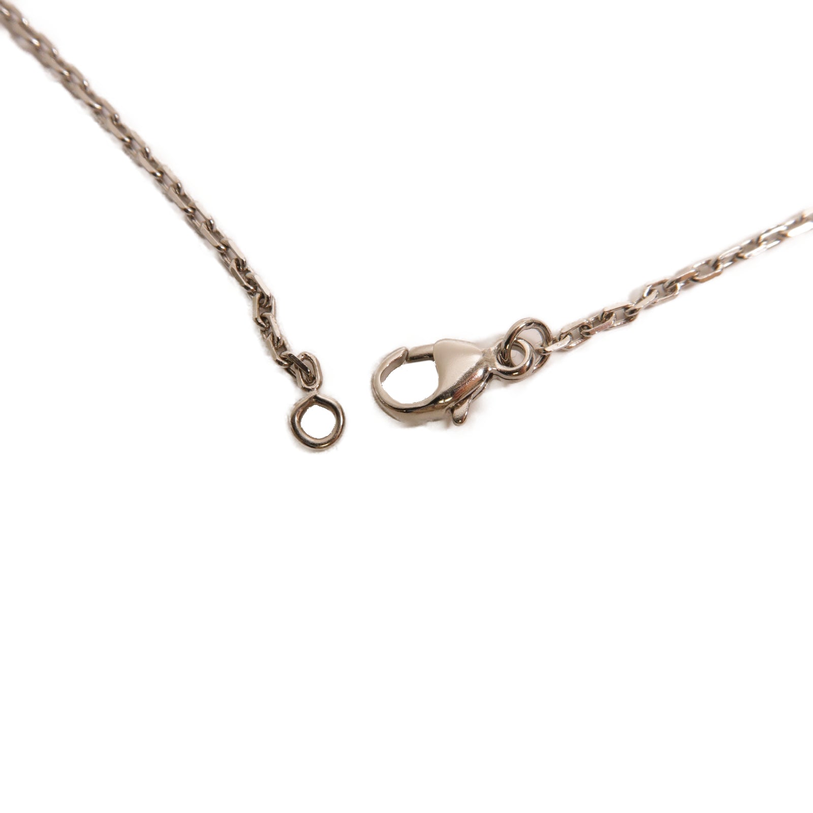 HERMES 金屬Mini Pop H Necklace項鏈黑色/銀色