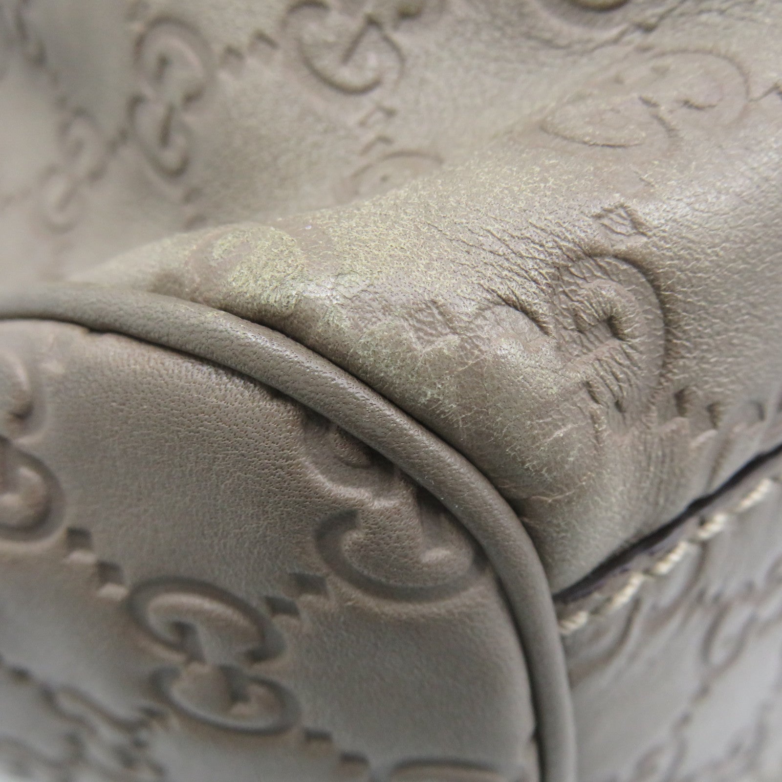 GUCCI 【激减优惠】牛皮皮革Sukey Tote Bag手挽袋灰色