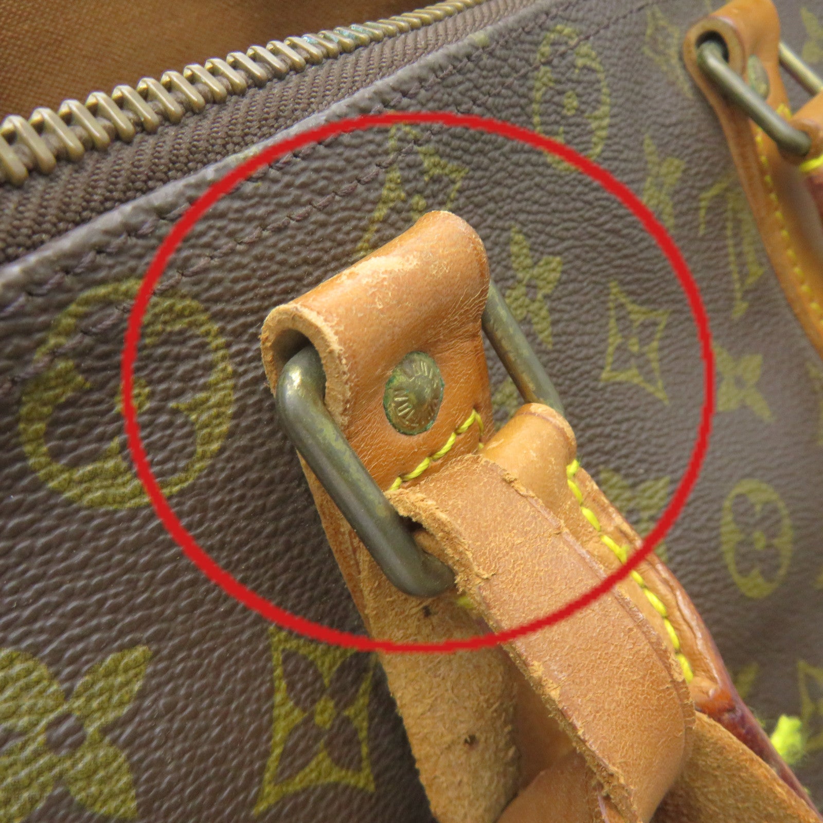 LOUIS VUITTON Monogram Keepall 45 Boston Bag旅行包啡色