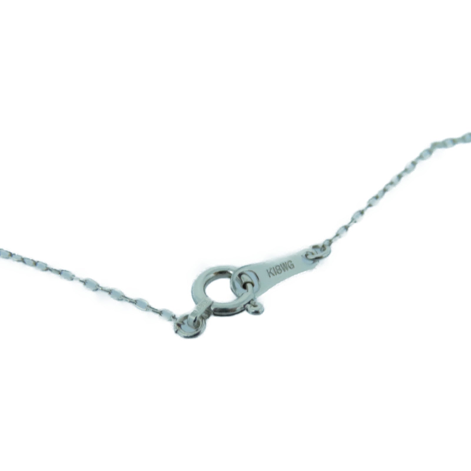 JEWELRY 18K白金Diamond Necklace 0.20ct钻石项链