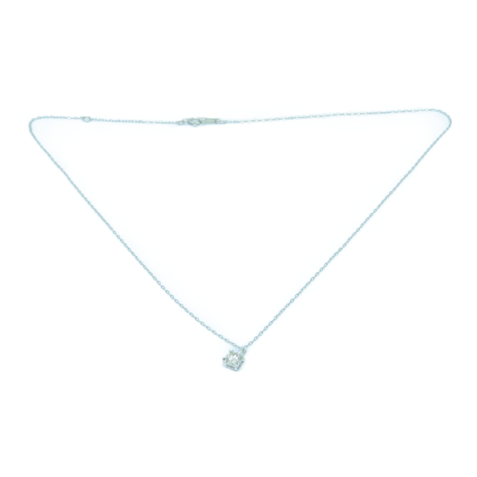 JEWELRY 18K白金Diamond Necklace 0.20ct钻石项链