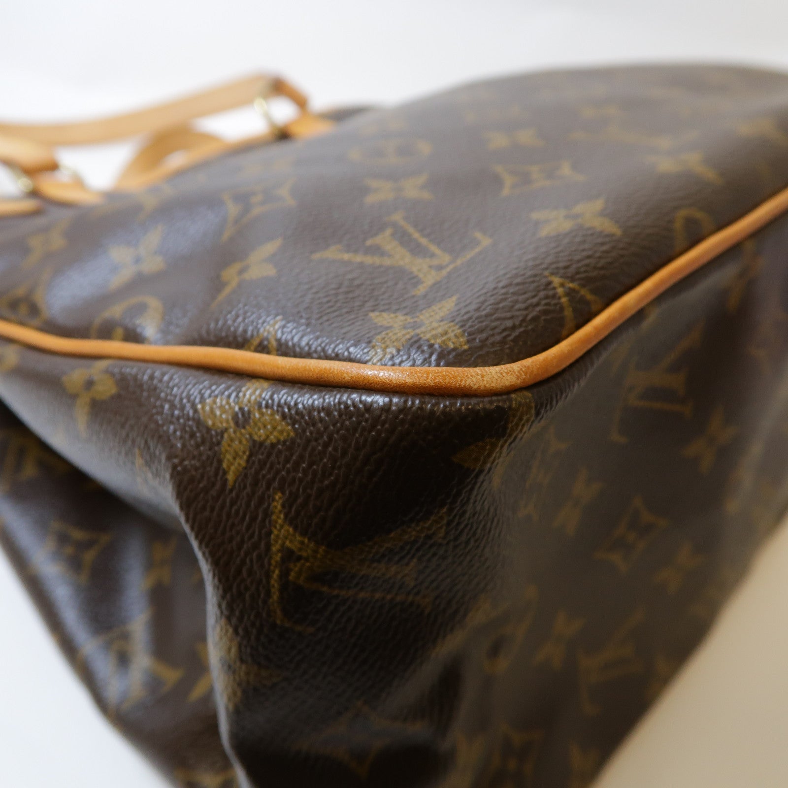 LOUIS VUITTON Monogram Batignolles Horizont金扣肩背袋啡色