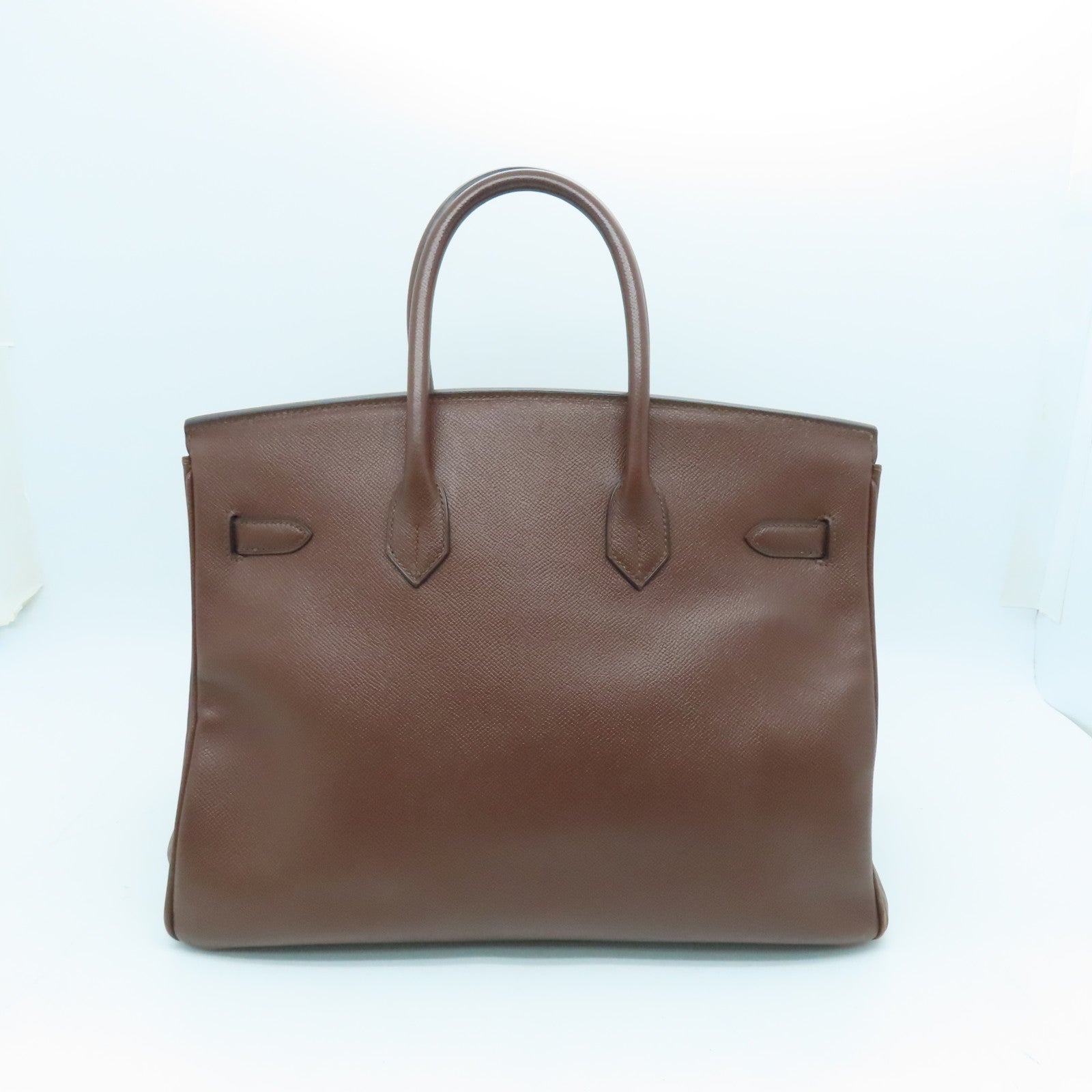 HERMES VGC皮革Birkin 35金扣手挽袋啡色