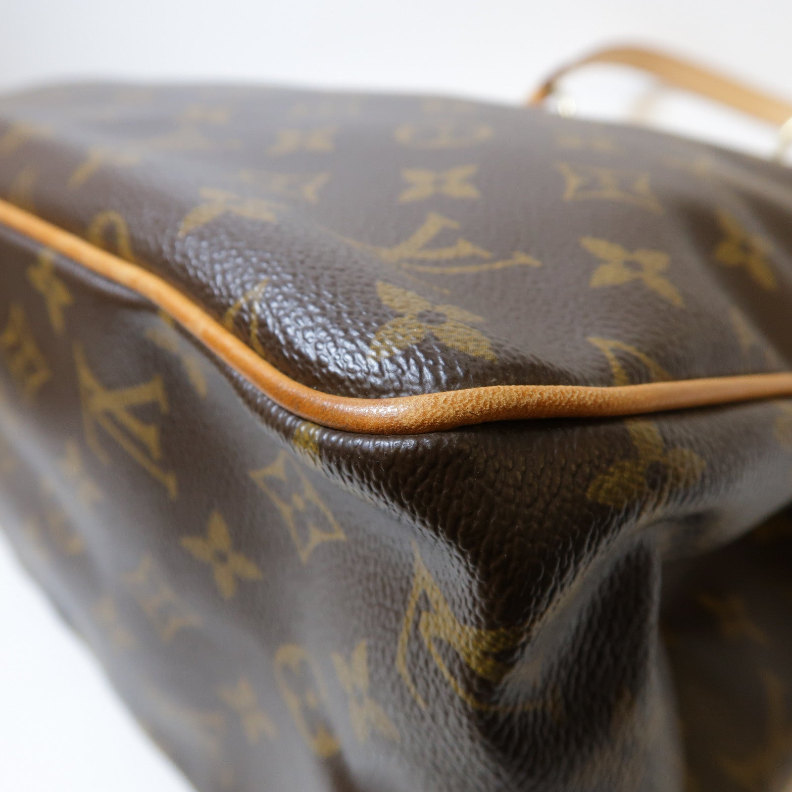 LOUIS VUITTON Monogram Batignolles Horizont金扣肩背袋啡色