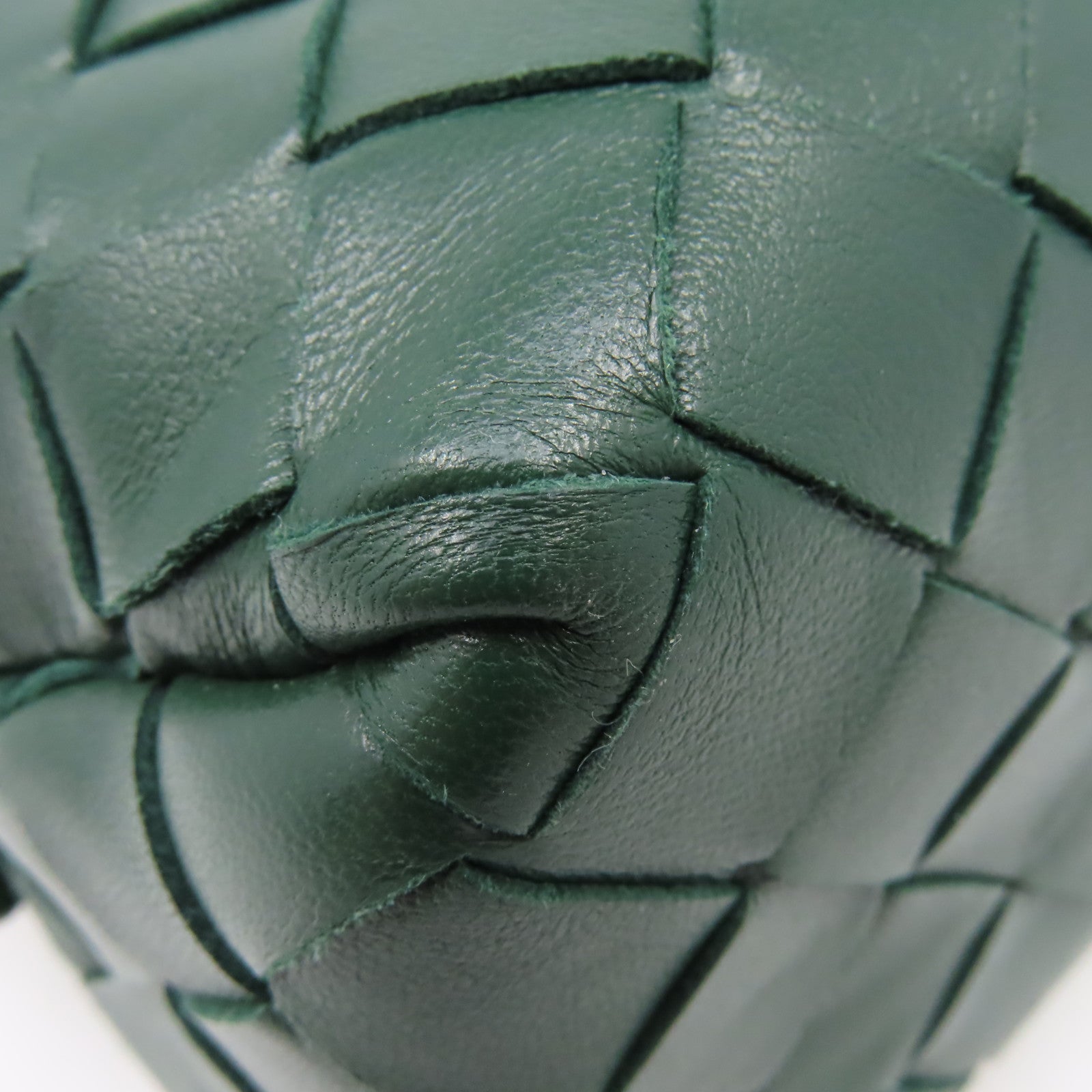 BOTTEGA VENETA 織紋皮革Shoulder Bag肩背袋綠色
