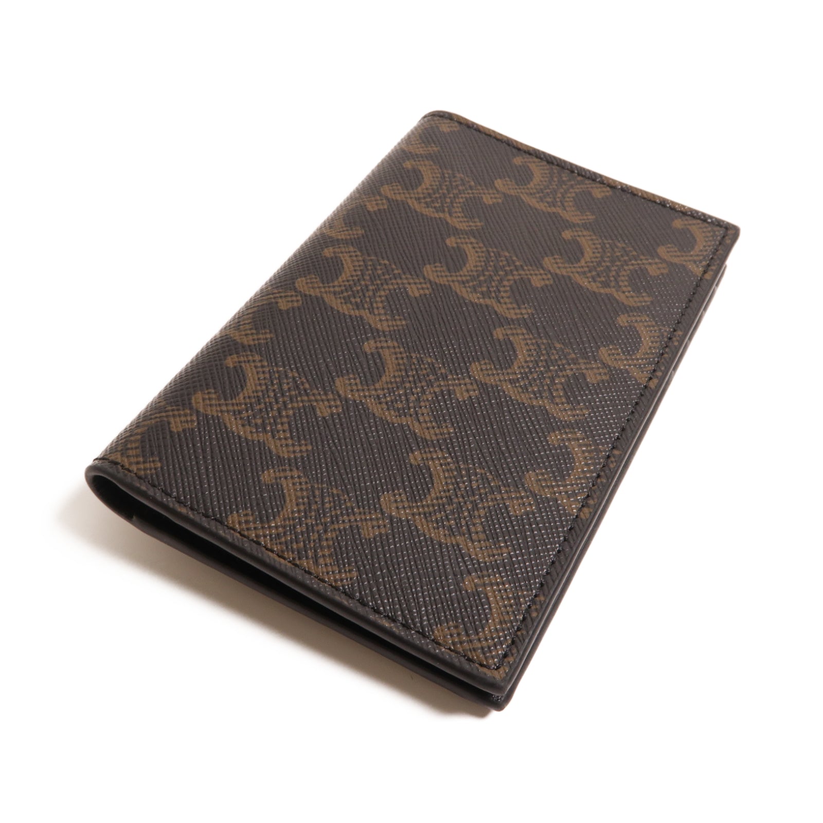 CELINE 塗層帆布Vertical Card Case卡片套啡色