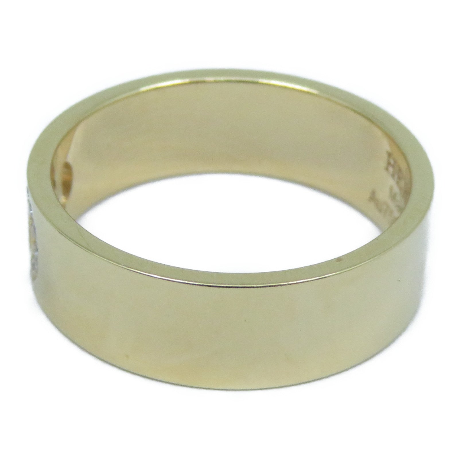 HERMES 18K玫瑰金Diamond Ring鑽石戒指US#5.25