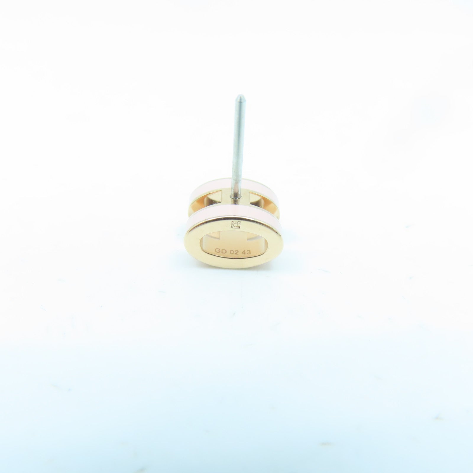 HERMES 金屬Earrings耳環粉紅色/金色