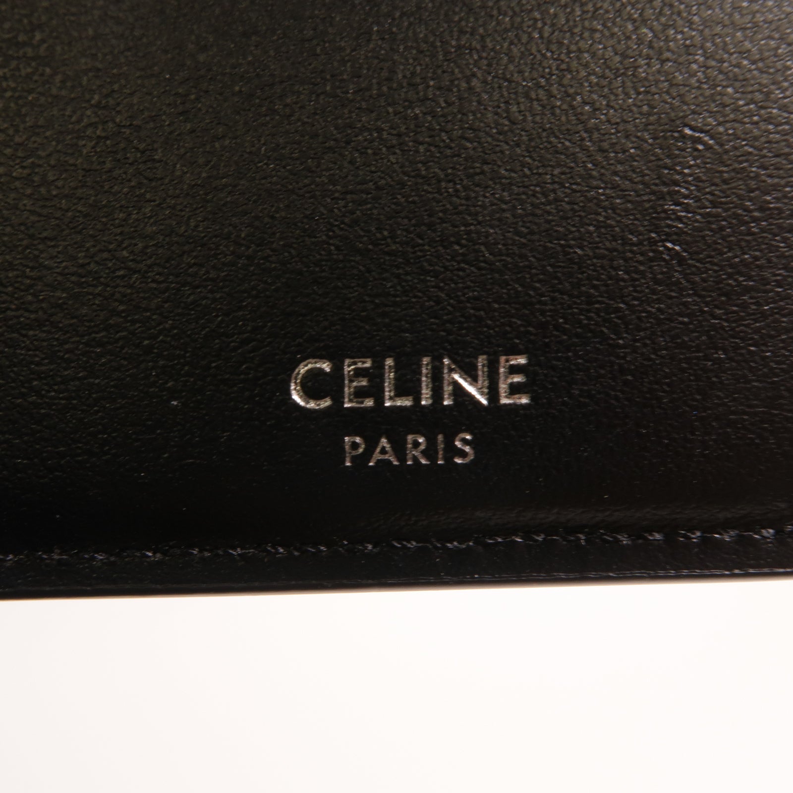 CELINE 塗層帆布Vertical Card Case卡片套啡色