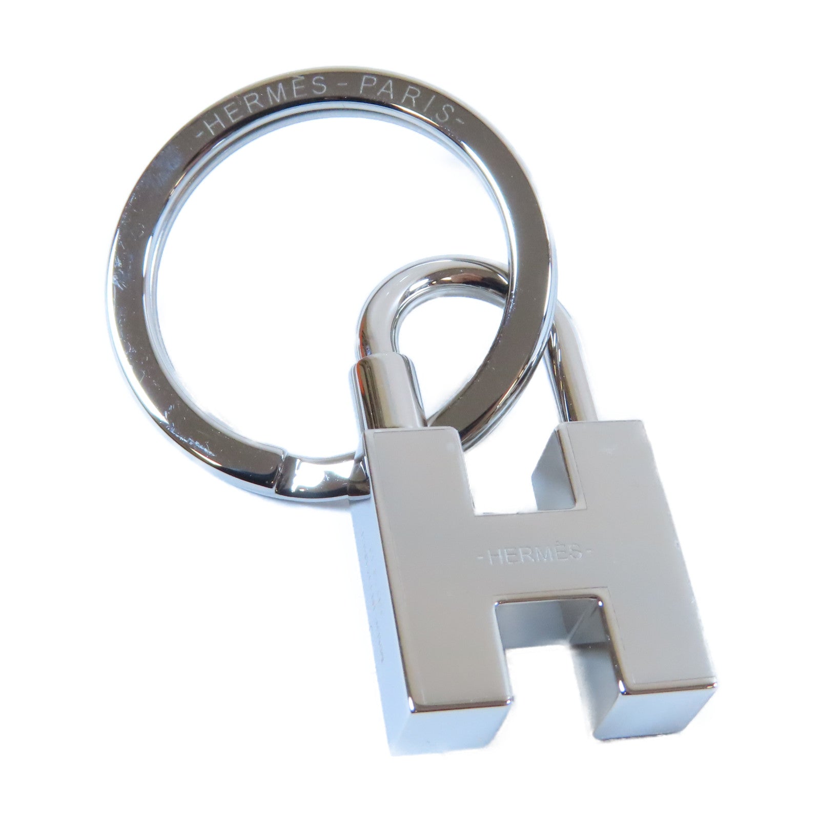 HERMES 金屬Key Ring鑰匙圈銀色/彩色