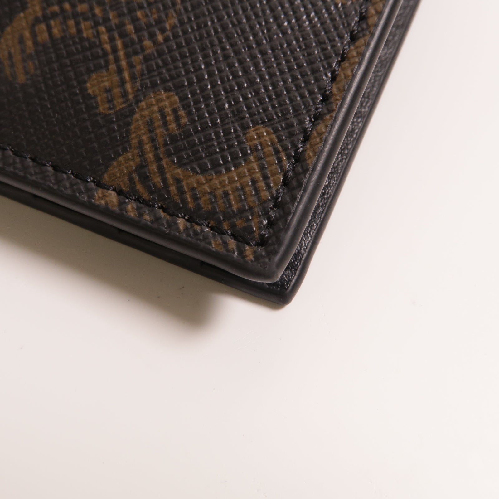 CELINE 塗層帆布Vertical Card Case卡片套啡色