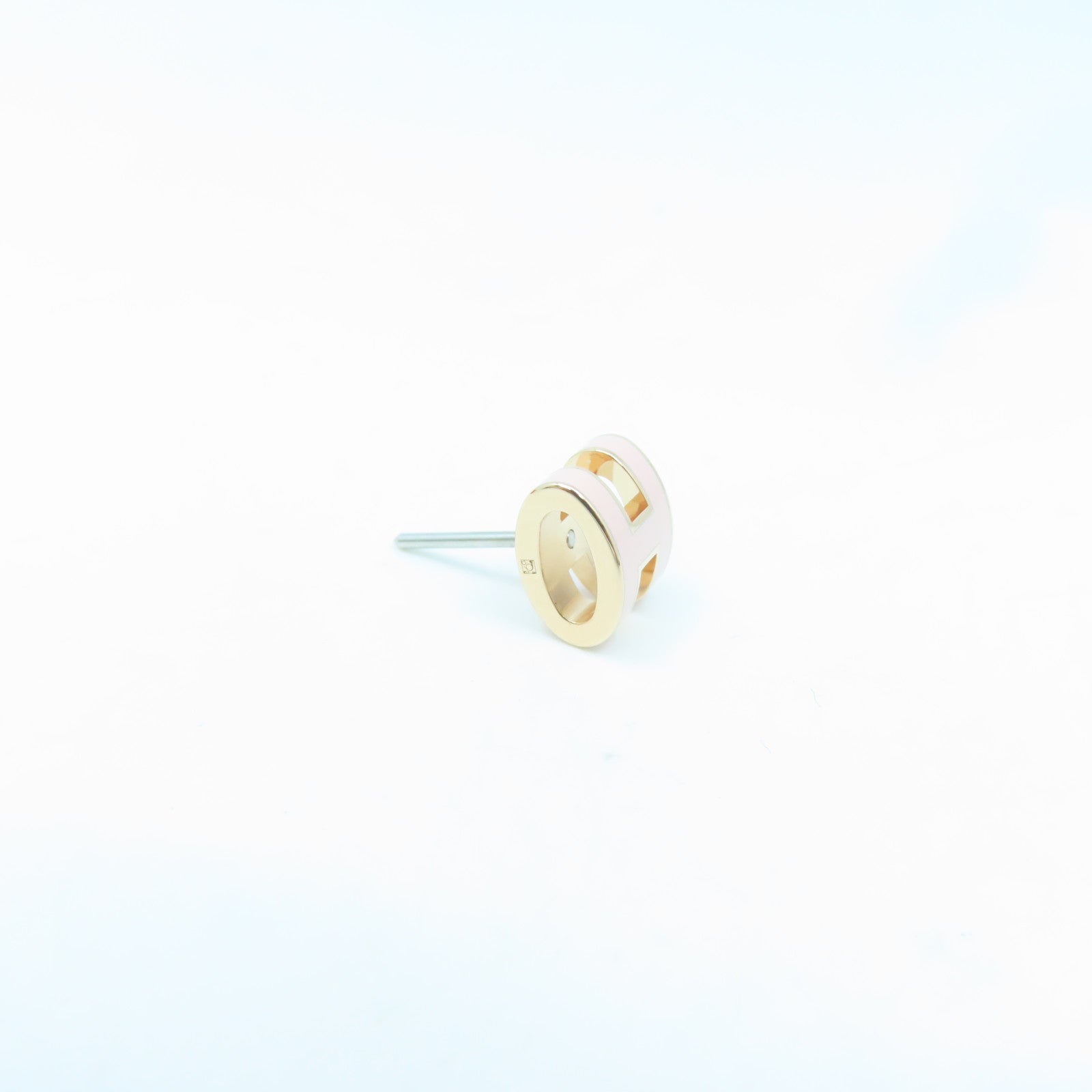 HERMES 金屬Earrings耳環粉紅色/金色