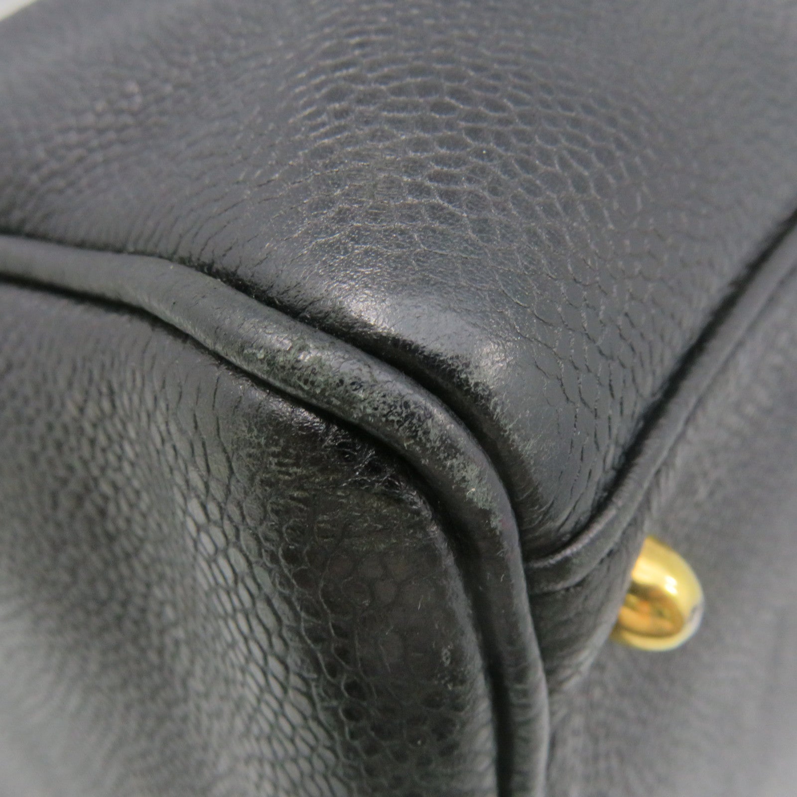 CHANEL 牛皮皮革Vintage 2Way Shoulder Bag手挽肩背兩用袋黑色