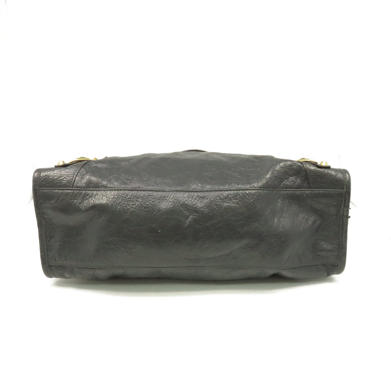 BALENCIAGA 牛皮皮革City 2Way Shoulder Bag手挽肩背兩用袋碳灰色