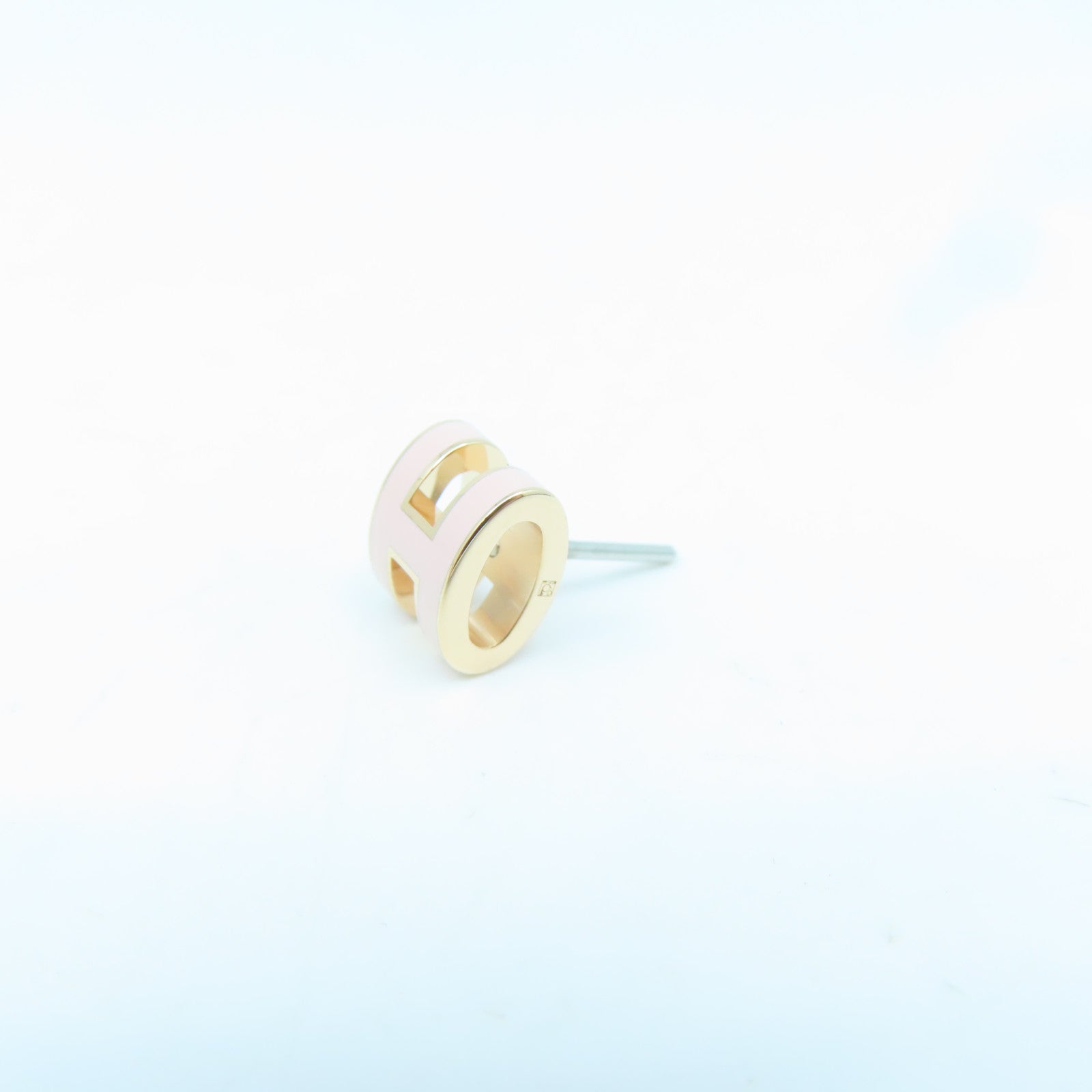 HERMES 金屬Earrings耳環粉紅色/金色