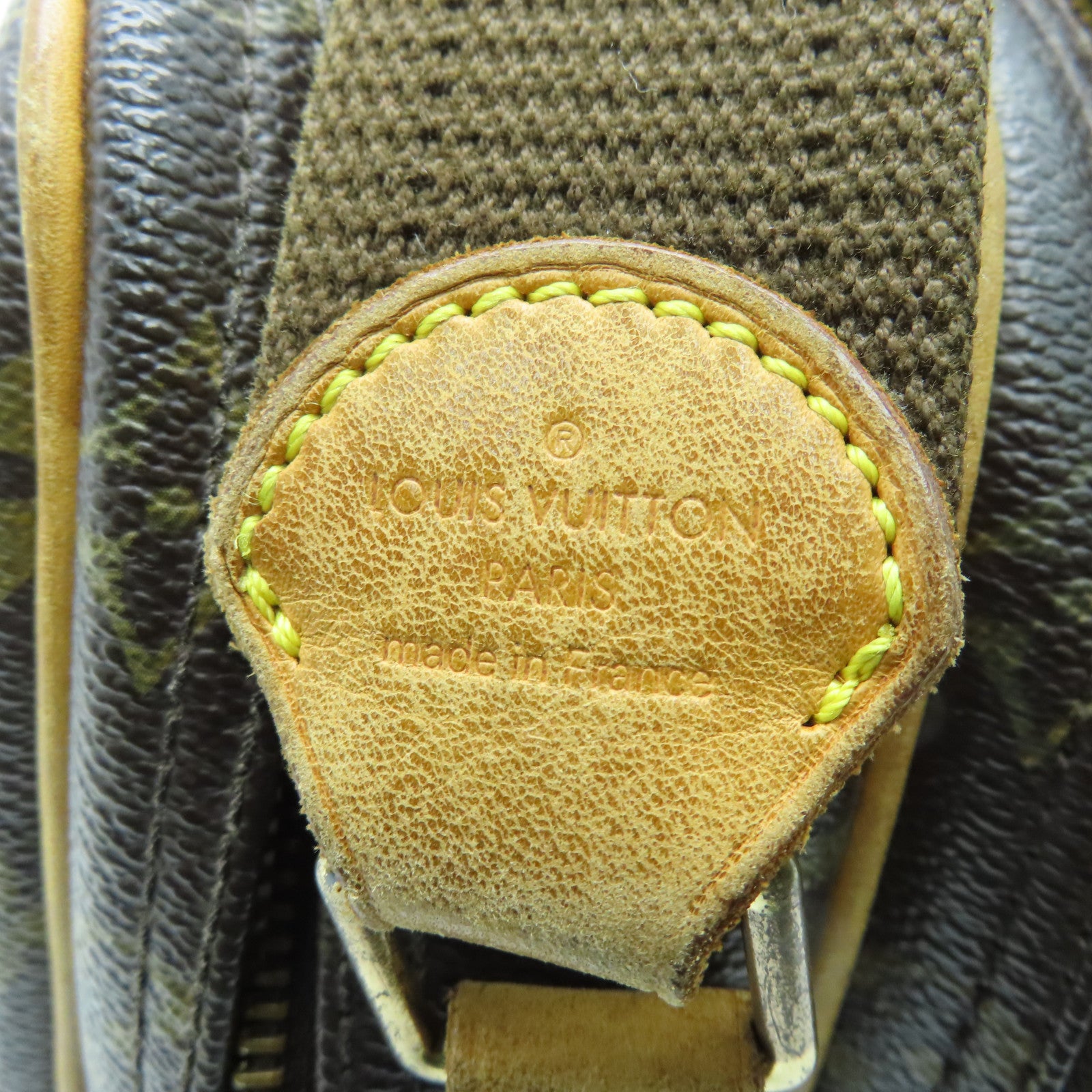 LOUIS VUITTON Monogram Reporter PM金扣肩背袋啡色