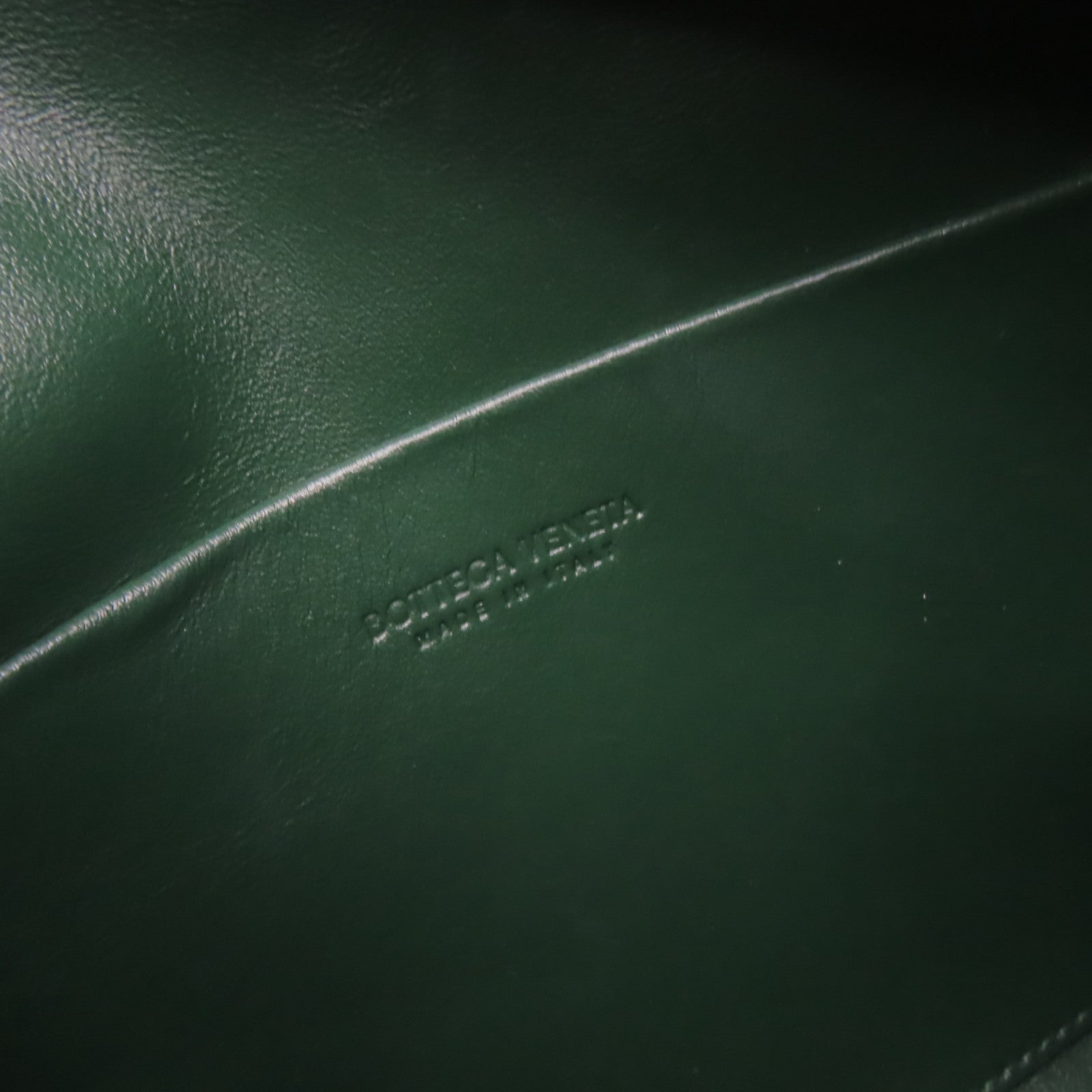 BOTTEGA VENETA 織紋皮革Shoulder Bag肩背袋綠色