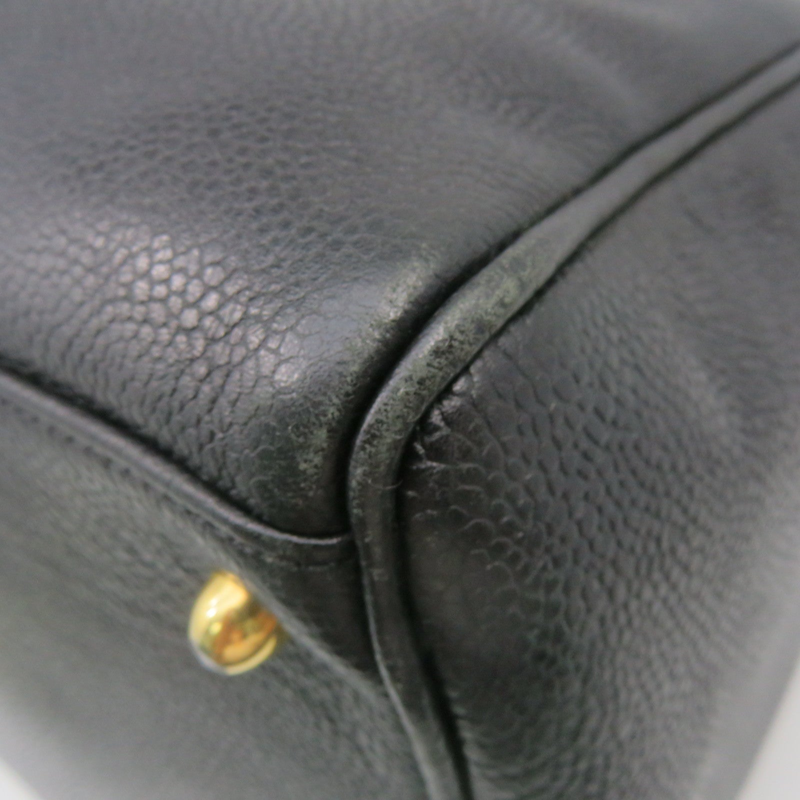 CHANEL 牛皮皮革Vintage 2Way Shoulder Bag手挽肩背兩用袋黑色