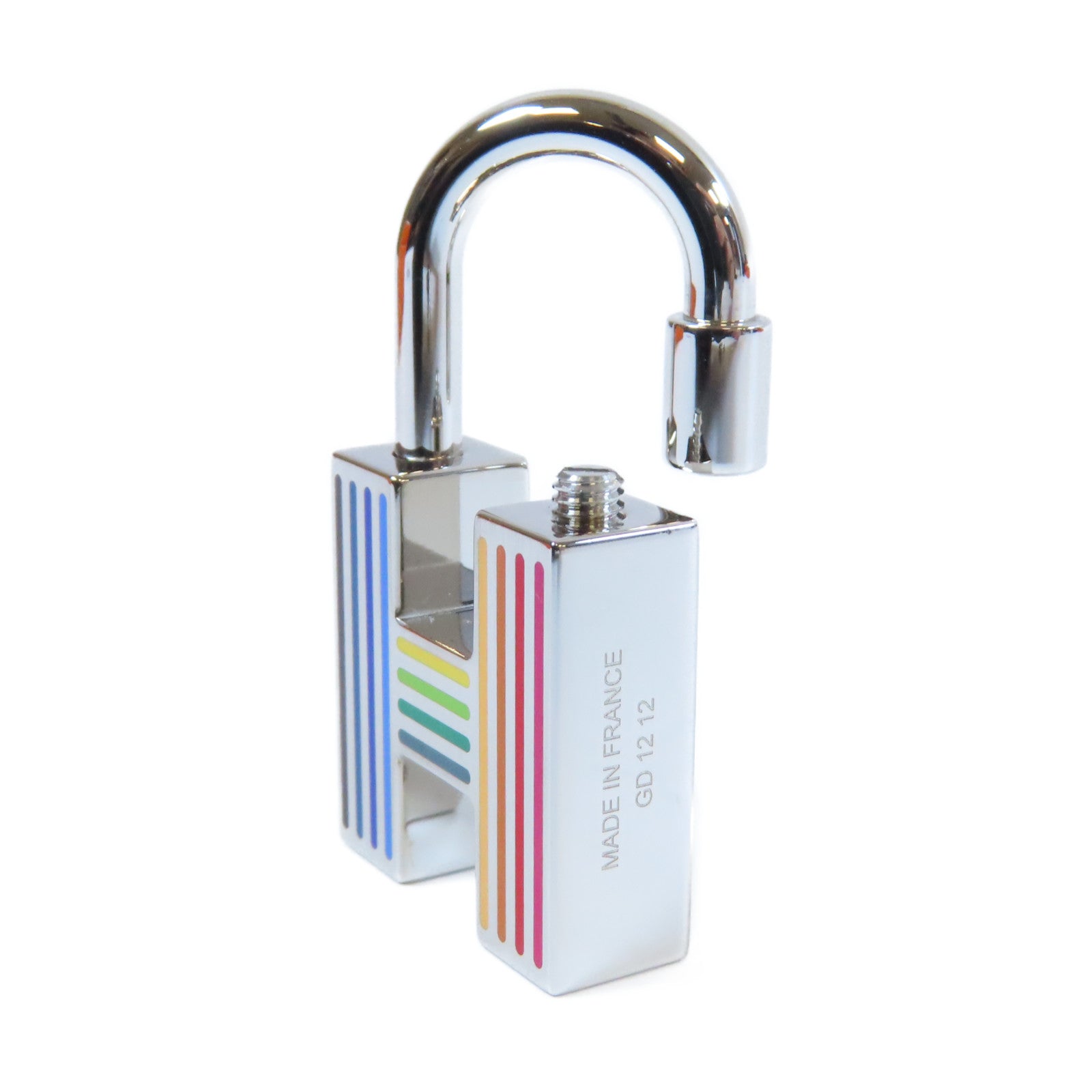 HERMES 金屬Key Ring鑰匙圈銀色/彩色
