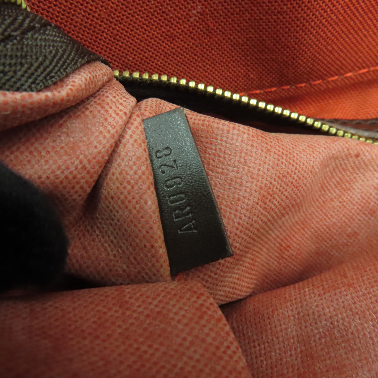 LOUIS VUITTON 【激減優惠】Damier Greenwich GM金扣波士頓包棕色