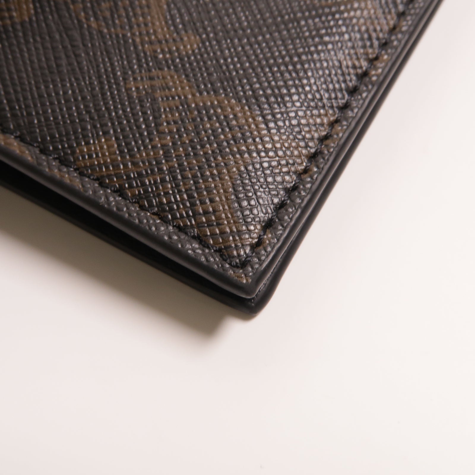CELINE 塗層帆布Vertical Card Case卡片套啡色