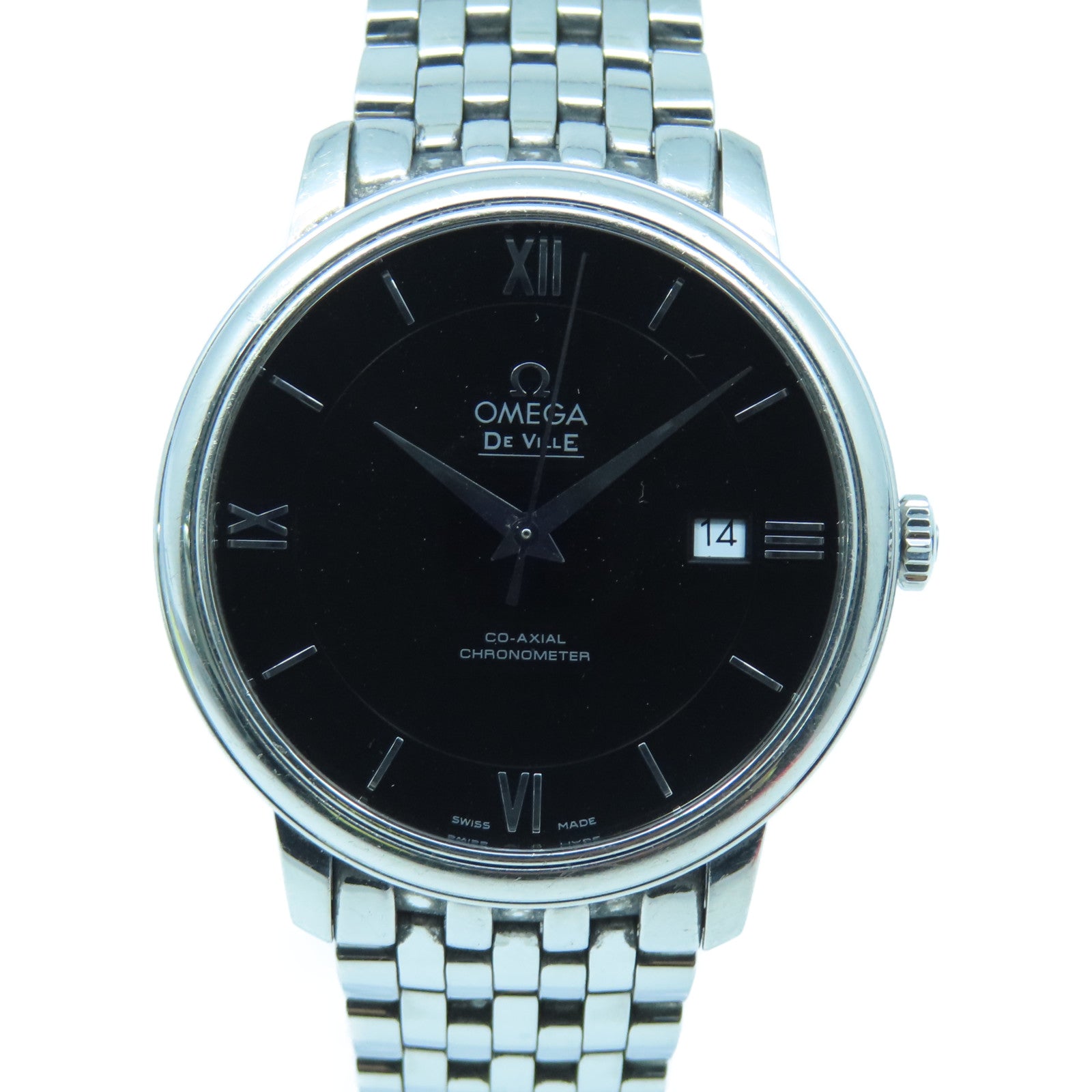 OMEGA DE Ville不锈钢手表自动机芯黑色
