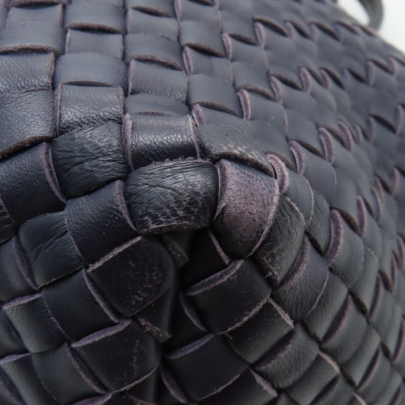 BOTTEGA VENETA 織紋皮革Large Tote Bag手挽袋紫色