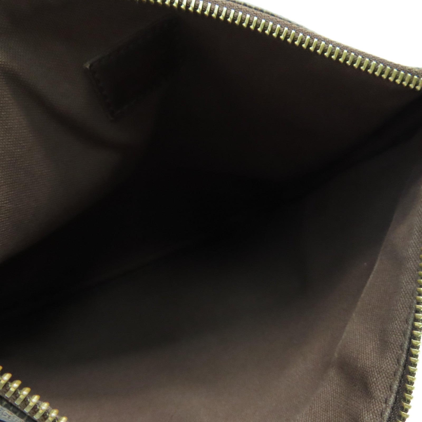 LOUIS VUITTON Damier Pochette Bosphore Shoulder Bag金扣肩背袋啡色
