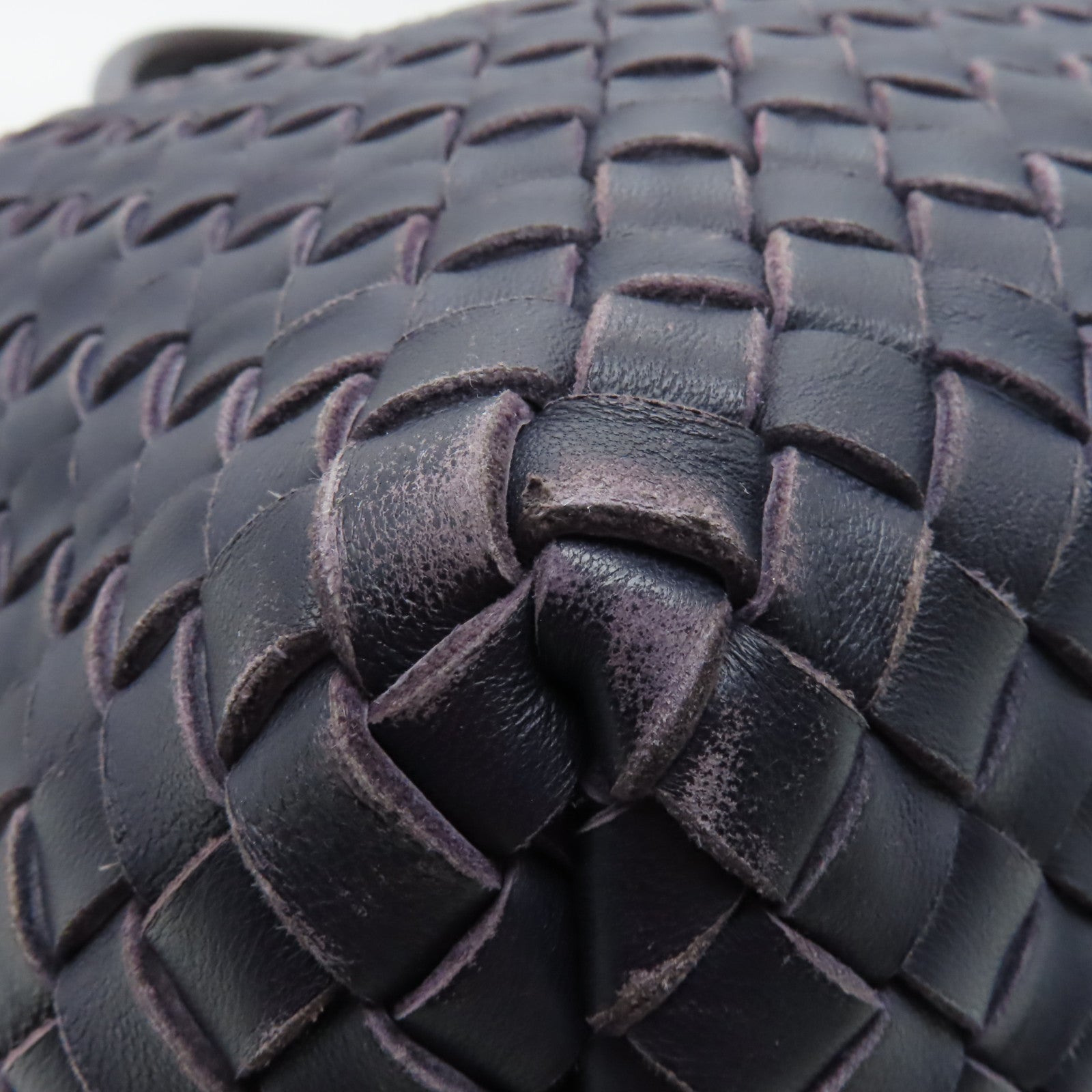 BOTTEGA VENETA 織紋皮革Large Tote Bag手挽袋紫色