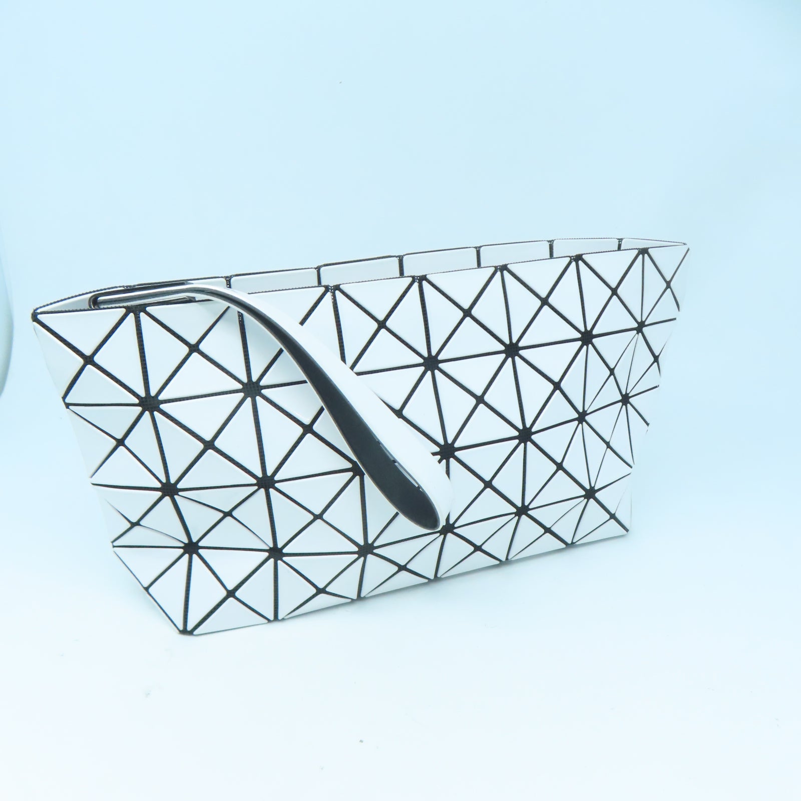 ISSEY MIYAKE 【激減優惠】PVC Pouch銀扣手拿包白色