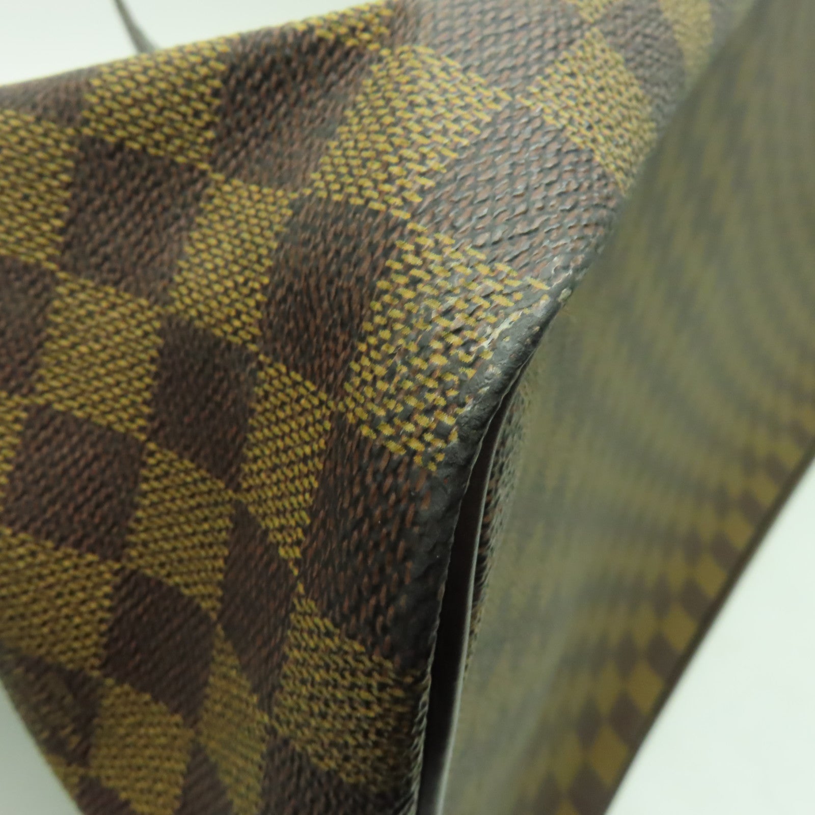 LOUIS VUITTON 【激減優惠】Damier Greenwich GM金扣波士頓包棕色