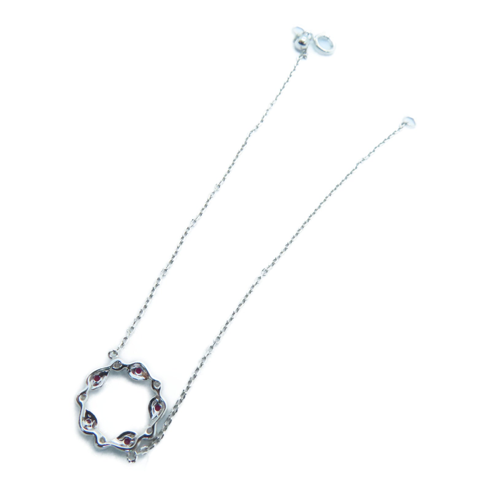 JEWELRY 18K白金Diamond / Ruby Bracelet 0.02ct鑽石0.07ct紅寶石手鏈