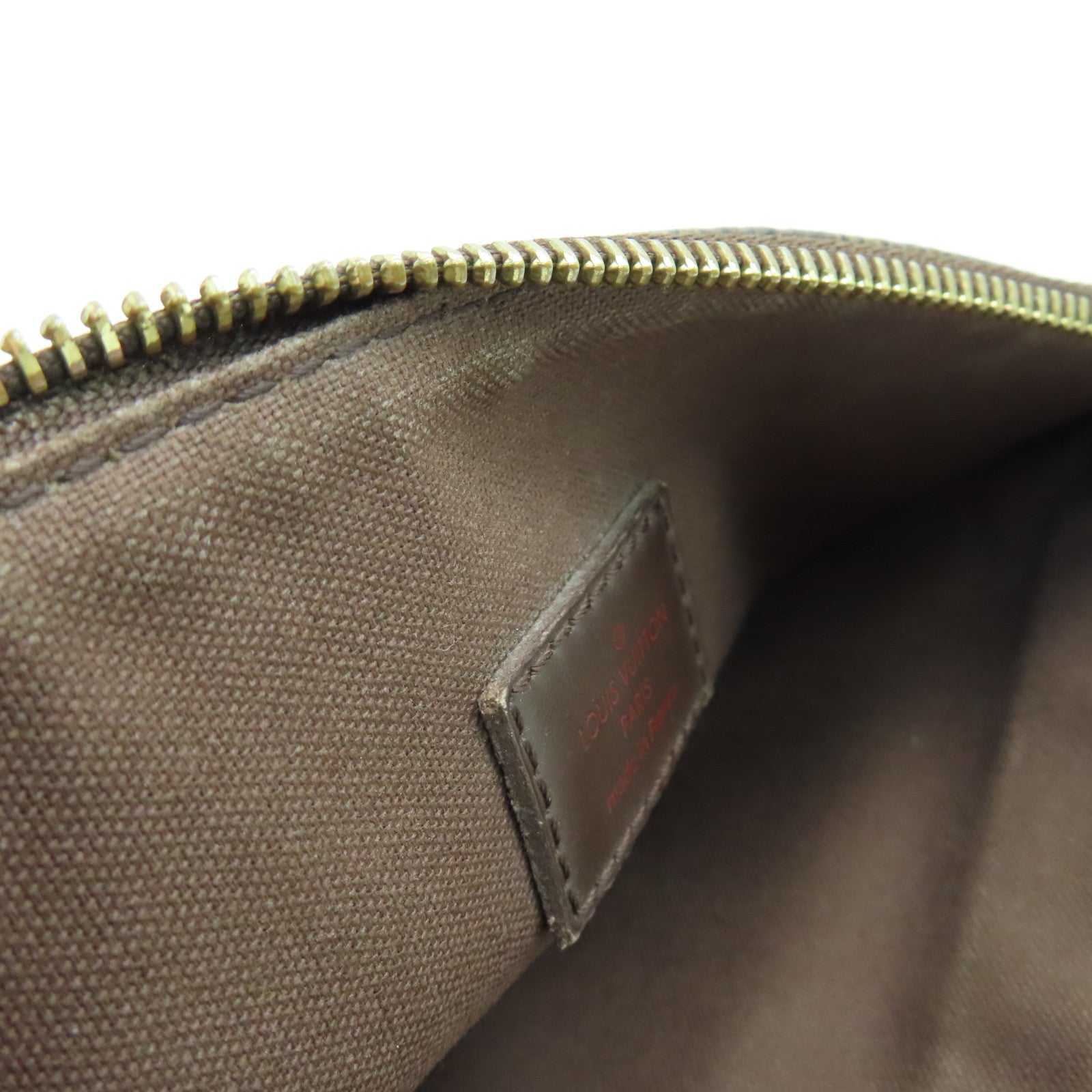 LOUIS VUITTON Damier Pochette Bosphore Shoulder Bag金扣肩背袋啡色
