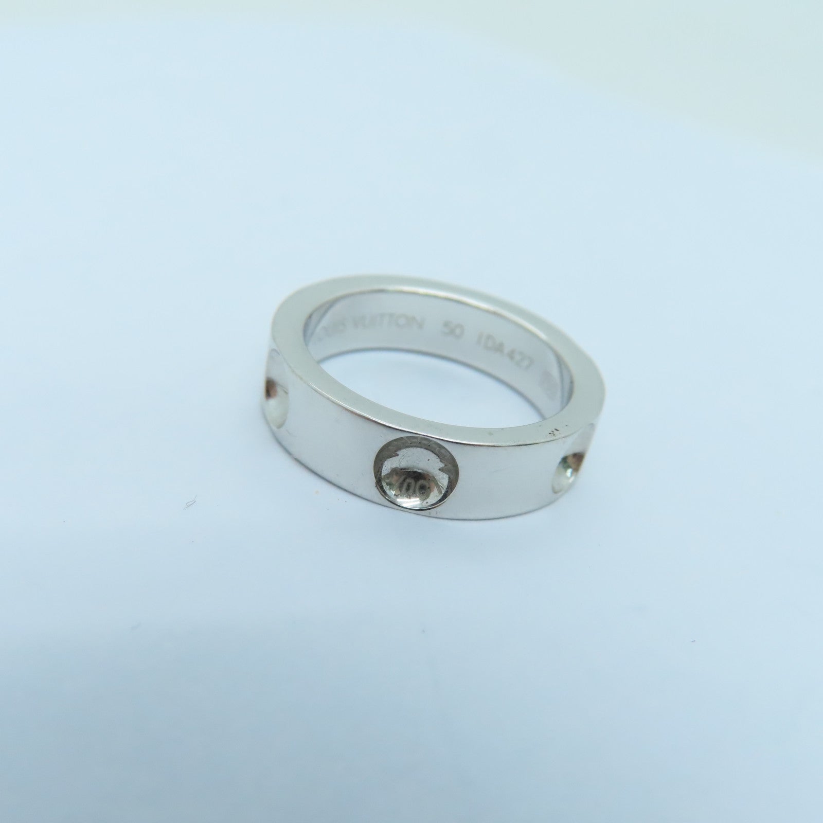 LOUIS VUITTON 【激減優惠】18K白金Ring戒指US#5.5/LV#50