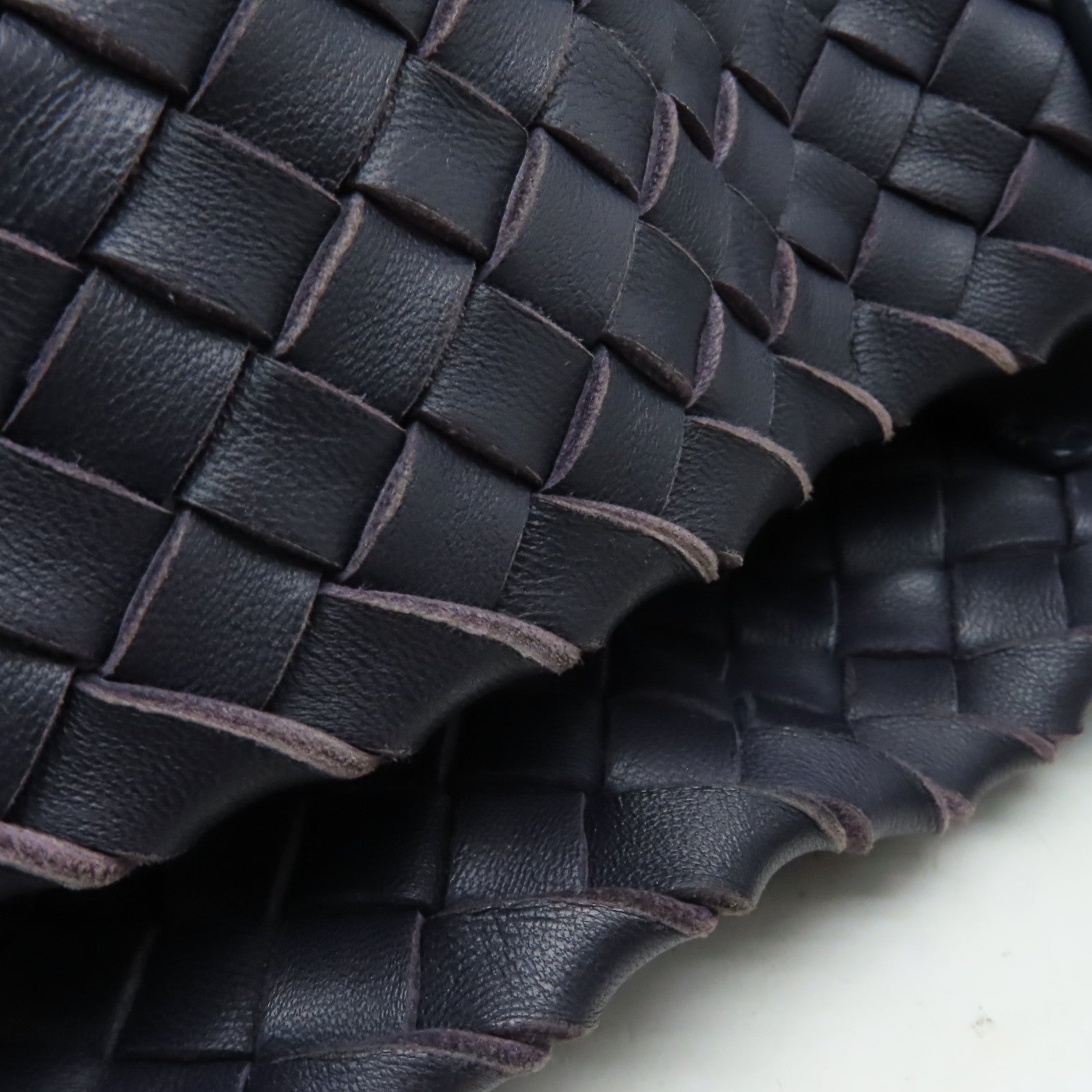 BOTTEGA VENETA 織紋皮革Large Tote Bag手挽袋紫色