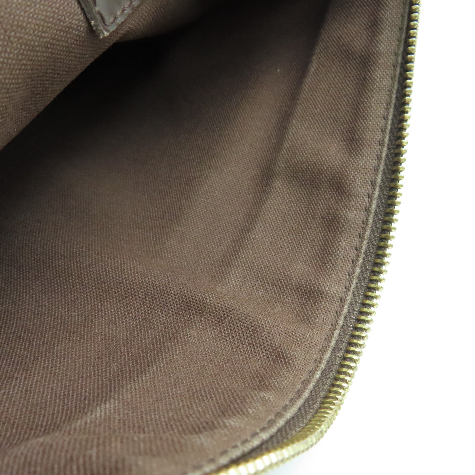 LOUIS VUITTON Damier Pochette Bosphore Shoulder Bag金扣肩背袋啡色
