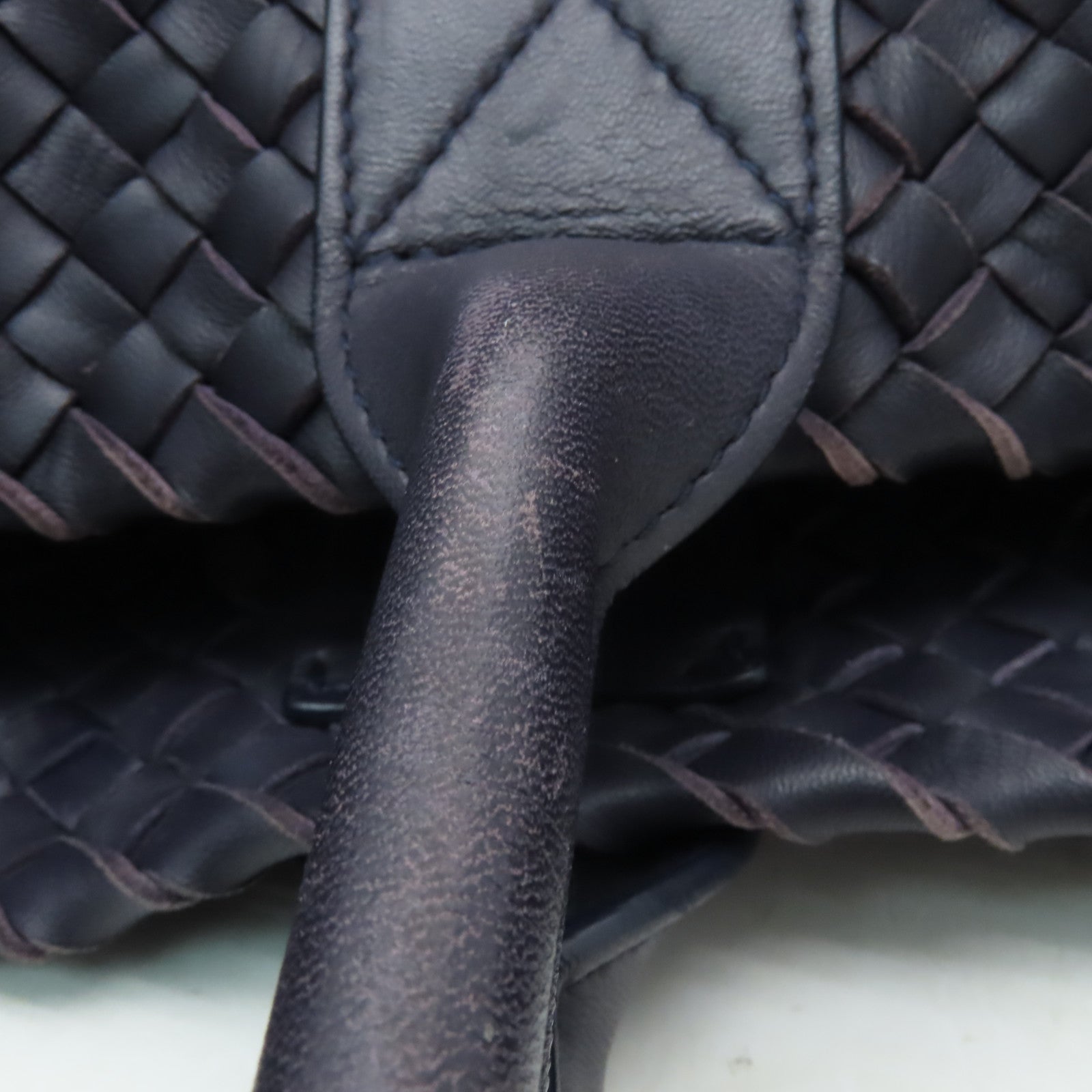 BOTTEGA VENETA 織紋皮革Large Tote Bag手挽袋紫色