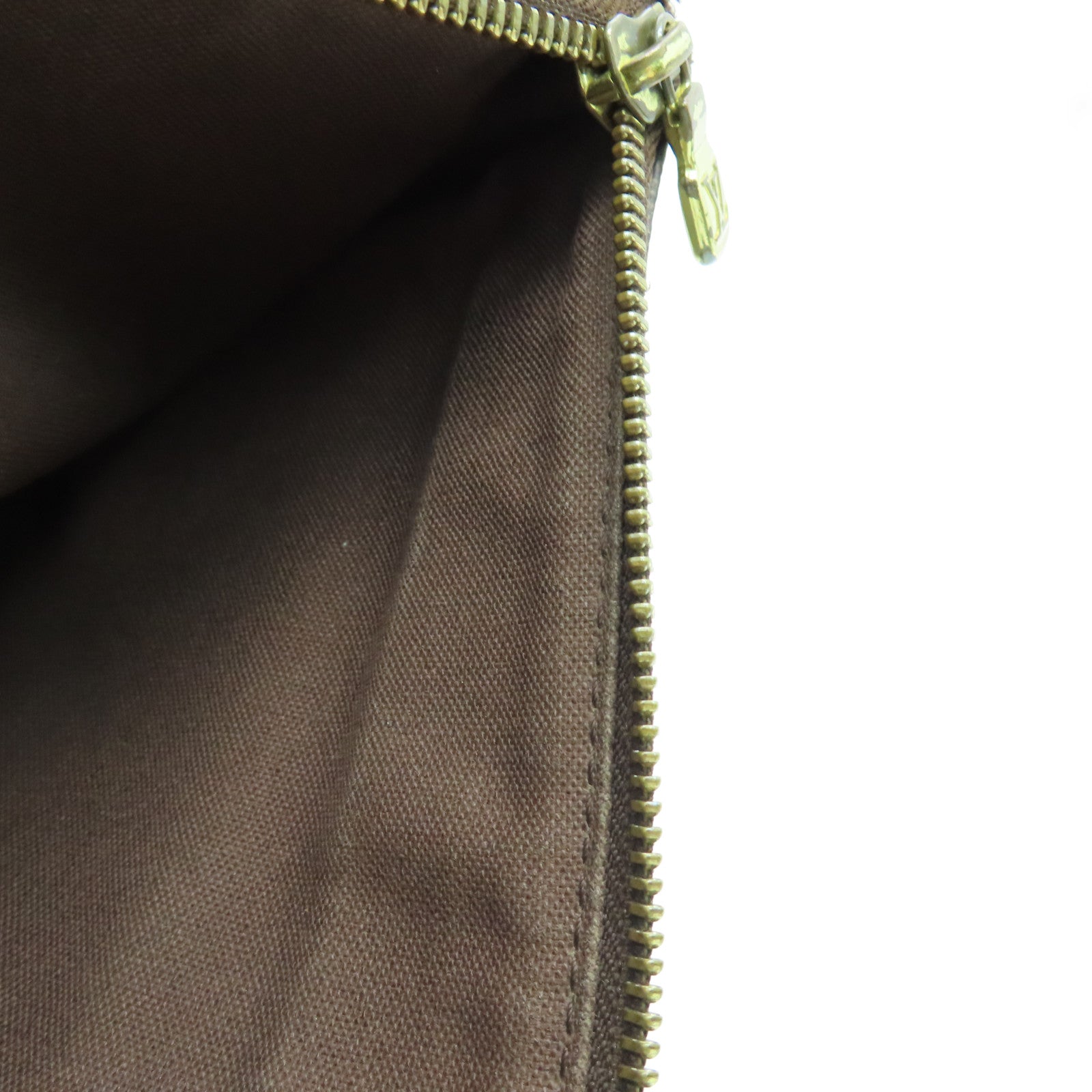 LOUIS VUITTON Damier Pochette Bosphore Shoulder Bag金扣肩背袋啡色