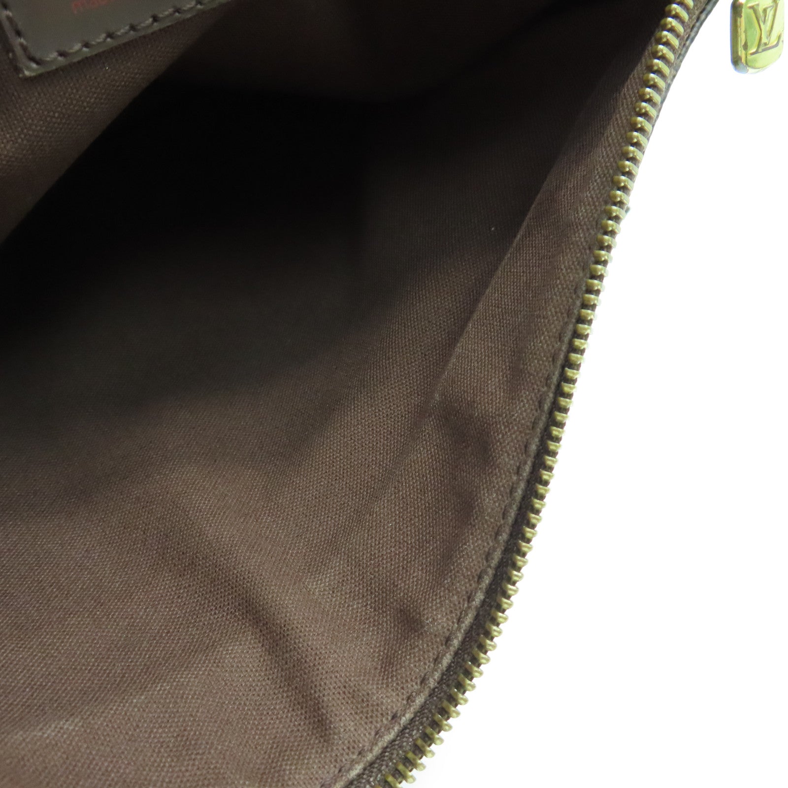 LOUIS VUITTON Damier Pochette Bosphore Shoulder Bag金扣肩背袋啡色