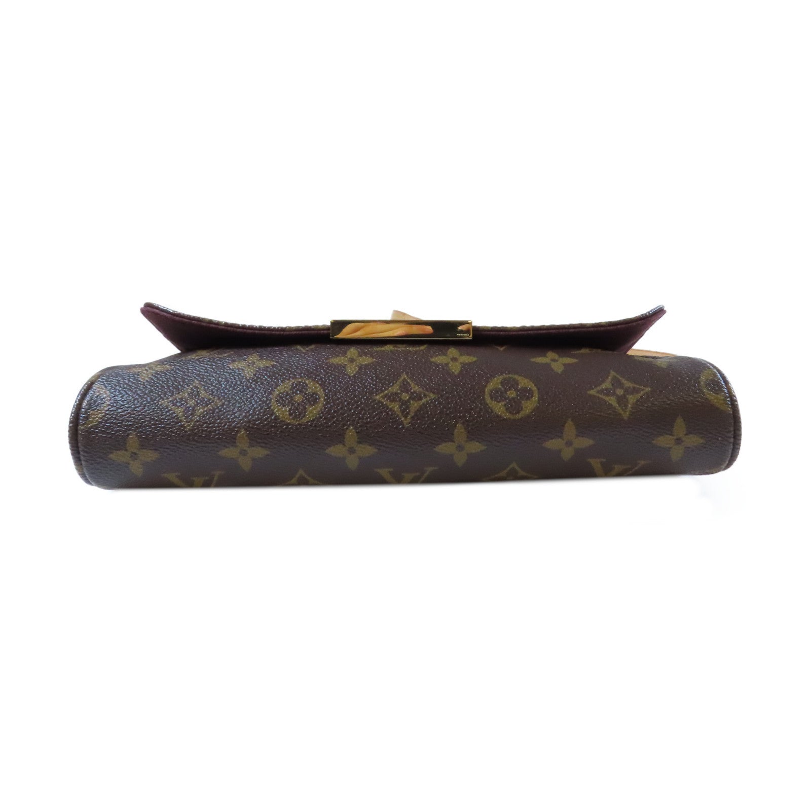 LOUIS VUITTON Monogram Favorite MM金扣手挽肩背兩用袋啡色