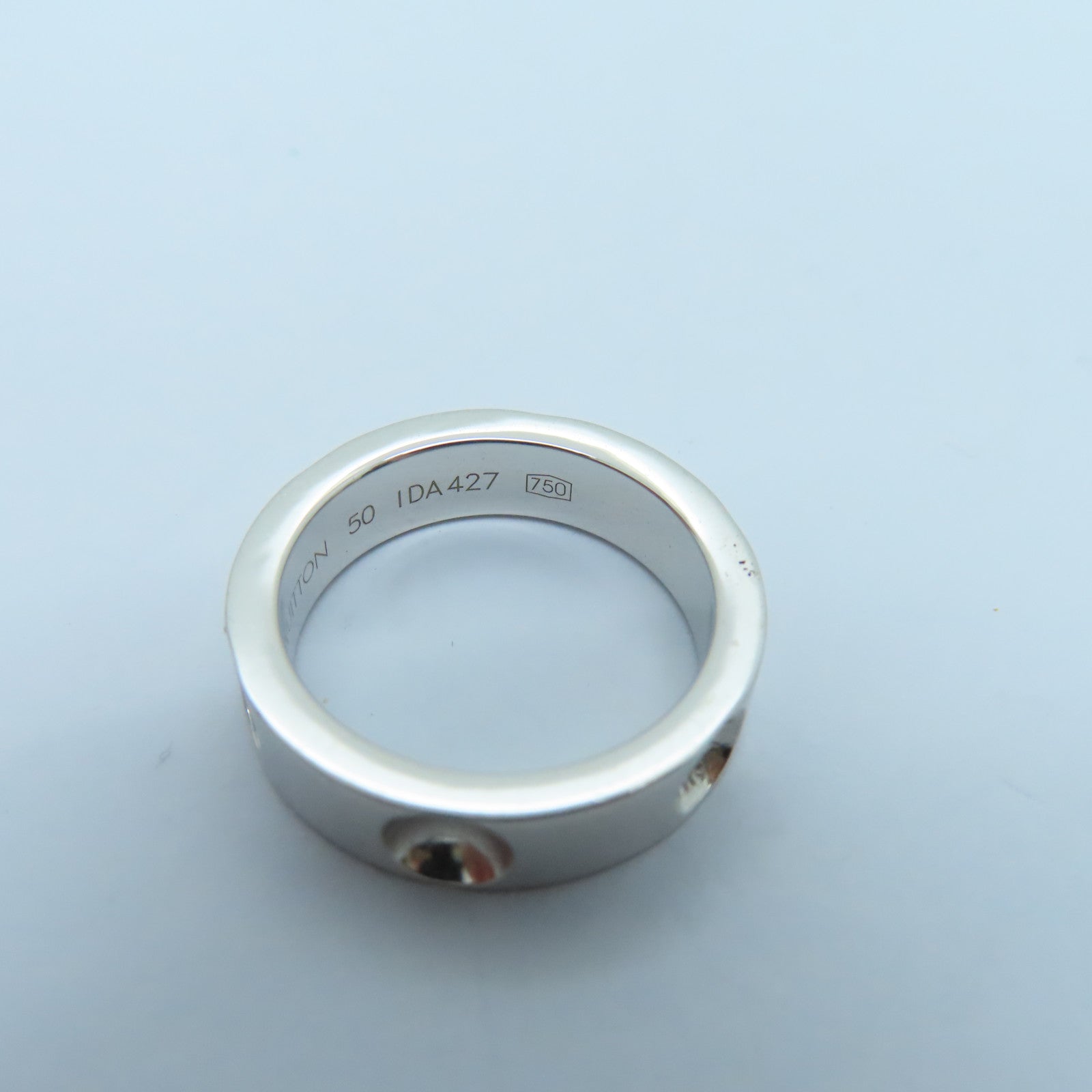 LOUIS VUITTON 【激減優惠】18K白金Ring戒指US#5.5/LV#50