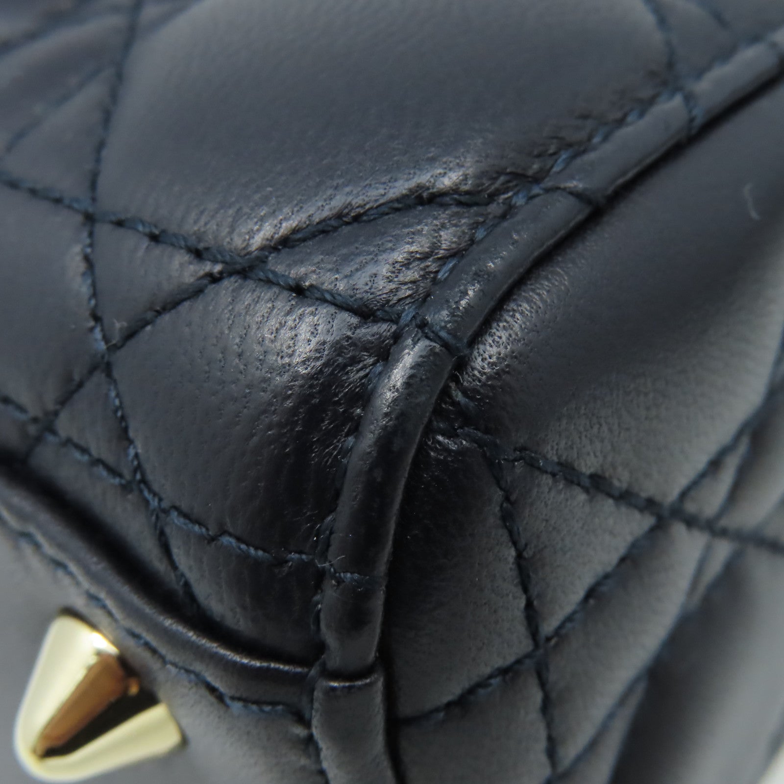 Dior 羊皮皮革Lady Dior My ABCDior 2Way Shoulder Bag手挽肩背兩用袋深藍色