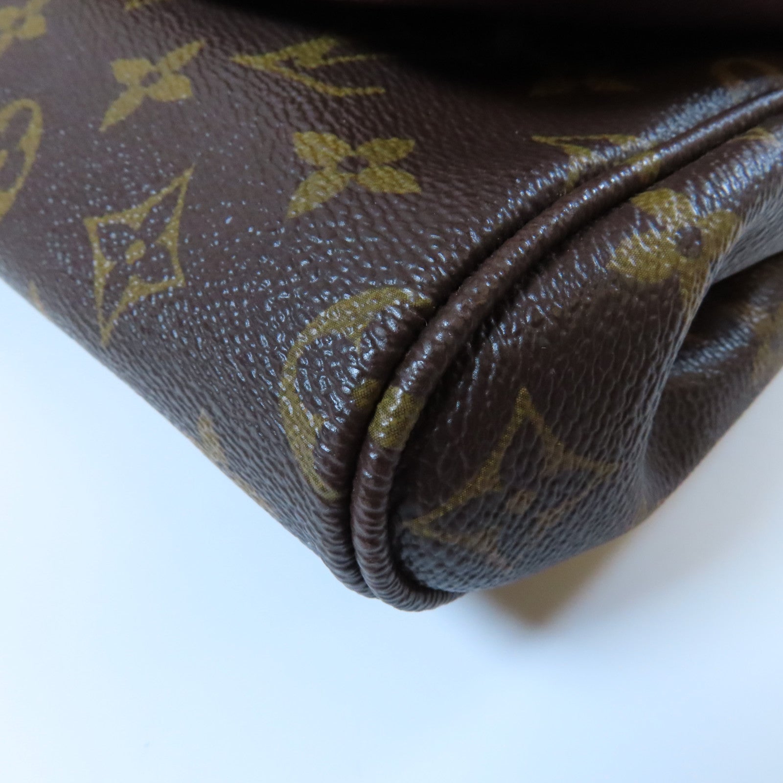 LOUIS VUITTON Monogram Favorite MM金扣手挽肩背兩用袋啡色