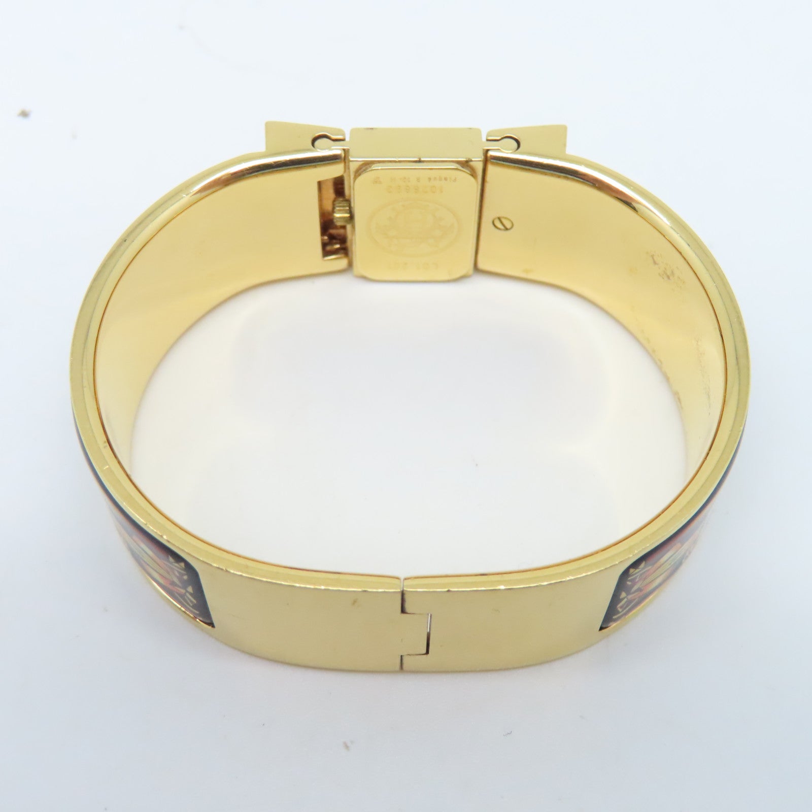 HERMES Loque Watch不锈钢手表石英机芯金色