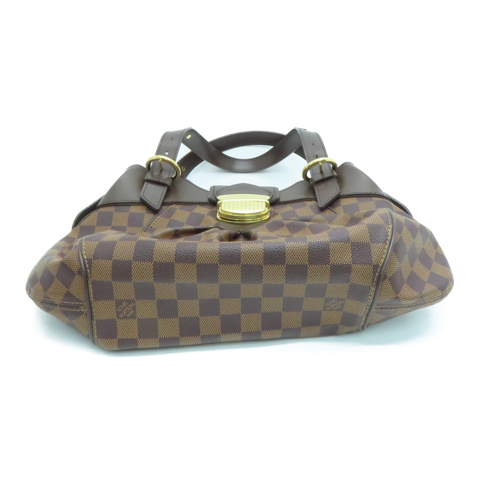 LOUIS VUITTON [Sharp Discount] Damier Sistina PM Shoulder Gold Buckle Shoulder Bag Brown
