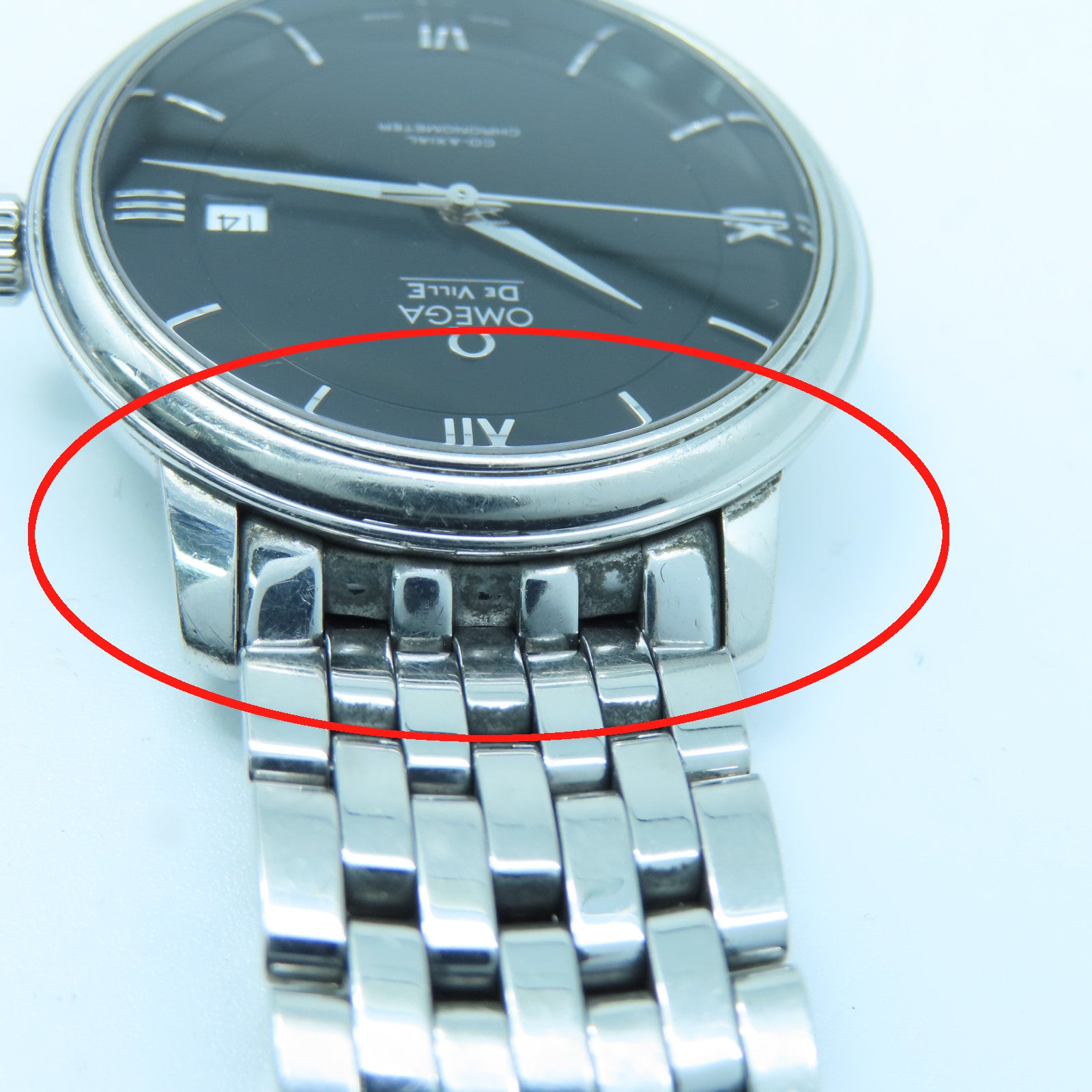 OMEGA DE Ville不锈钢手表自动机芯黑色