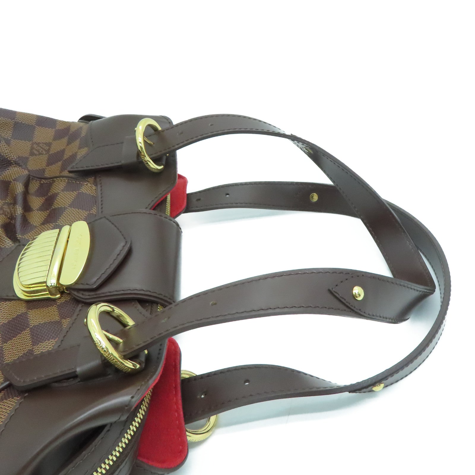 LOUIS VUITTON [Sharp Discount] Damier Sistina PM Shoulder Gold Buckle Shoulder Bag Brown