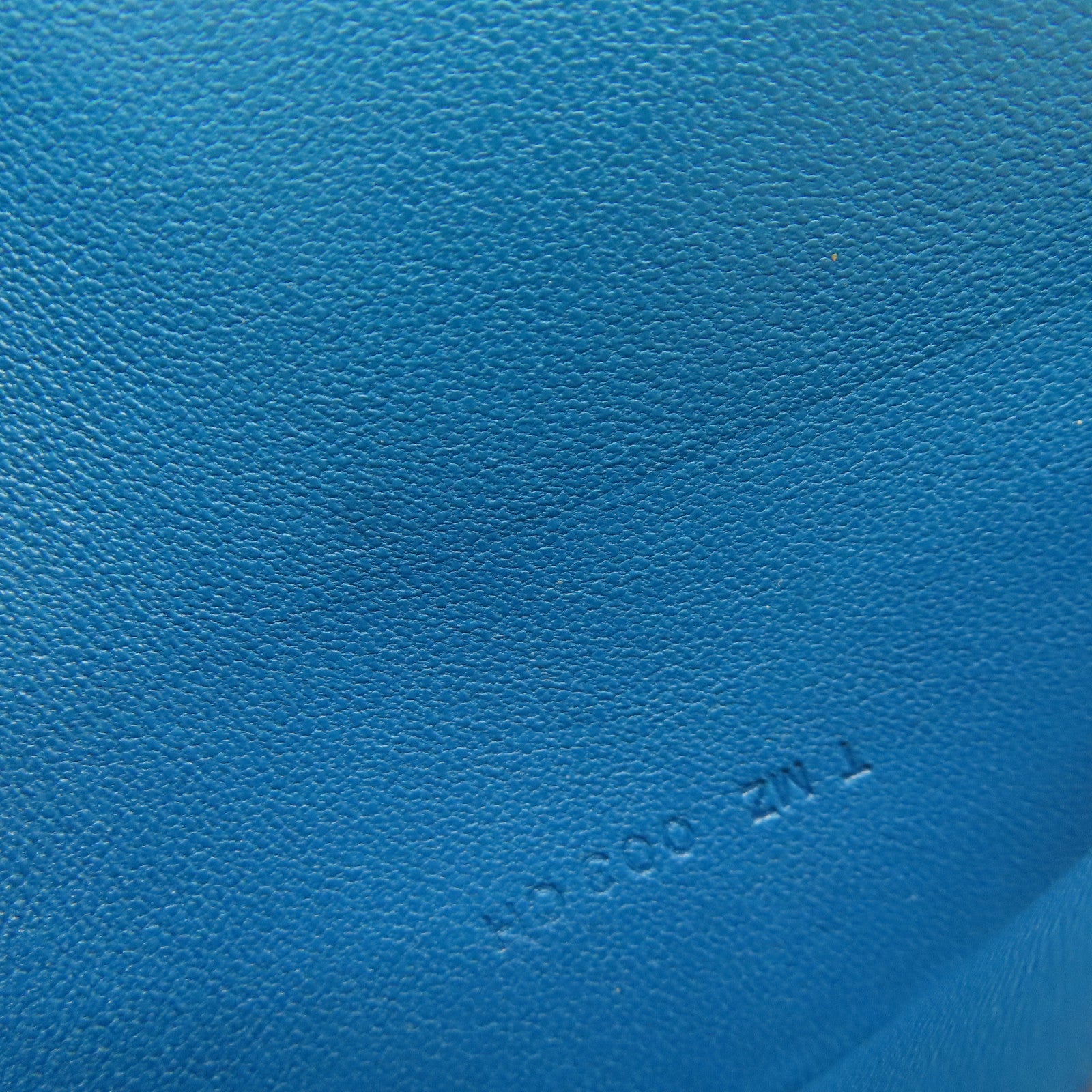 HERMES Epsom皮革Passport Case護照套綠藍色