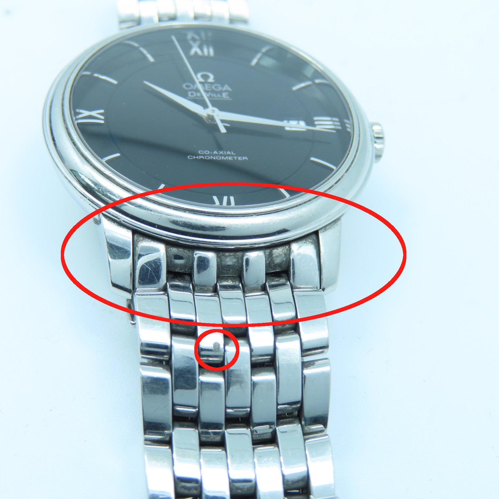 OMEGA DE Ville不锈钢手表自动机芯黑色